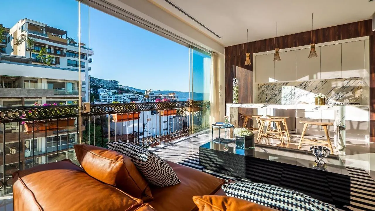 Pier 57 - 608 New & Luxurious 2 Bedroom Romantic Zone Пуэрто-Вальярта Дом отдыха